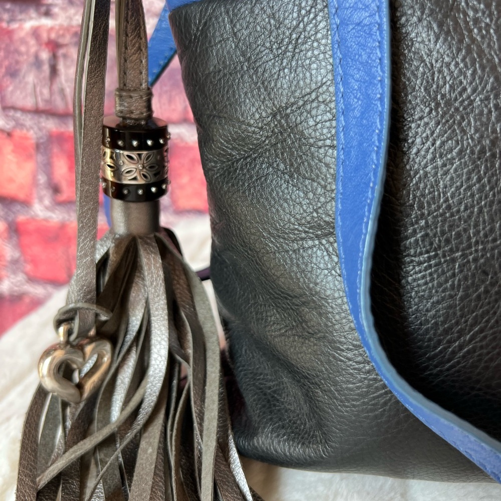 Brighton Klee Colorblock Pebbled Leather Crossbody Bag View 3